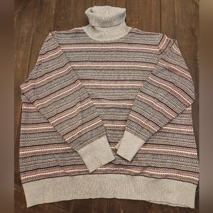 LL Bean Cotton/Cashmere Turtleneck Sweater